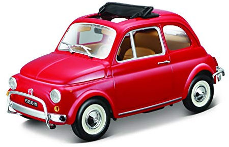 Bburago - FIAT 500L (1968) - Realistisches Modellauto im Maßstab 1:21, offizielle FIAT-Lizenz, empfohlenes Alter 3+ Jahre