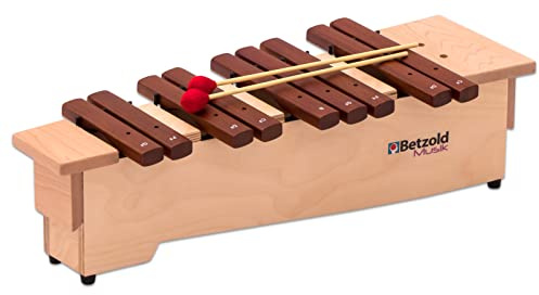 Betzold Sopran-Xylophon | inkl. 2 Schlägel, Glockenspiel, Stäbe aus Hartholz