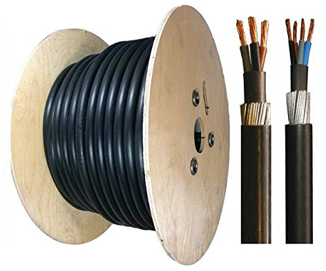 10.0mm 3 CORE SWA STEEL WIRE ARMOURED CABLE 100 MTRS