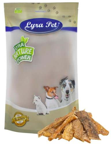 Lyra Pet® 1 kg Rindernackensehnen groß | Naturbelassener Kausnack zahnreinigend | Leckerli für alle Hunde | Hoher Proteingehalt | Langer Kaugenuss | Schonend getrocknet | Reich an Nährstoffen