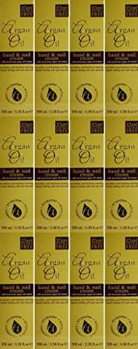 TWELVE PACKS of Argan Oil Hand & Nail Cream 100ml