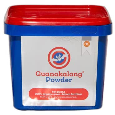 Guanokalong powder Bat Guano 1 kg Fertilizer, White, Blue, Red