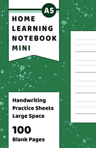 Handwriting Practice Jotter: 100 Blank Handwriting Practice Pages A5 - Large Lines For Children Learning to Write