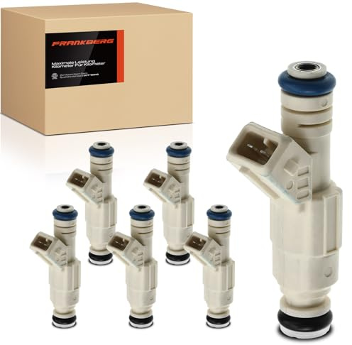Frankberg 6 inyectores compatibles con Contour 2.0L 2.5L 1997-2000 Cougar EC 2.0L 2.5L 1998-2001 Mondeo II BAP 1.6L-2.0L 1996-2000 Replace# 0280155771
