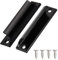 Pinsheng Tiradores Puertas 2 Piezas Tirador de Puerta de Balcón, Tirador de Puerta Corredera, Manijas Para Puertas Aluminio para Puertas, Ventanas, Armarios, Correderas, Cajones
