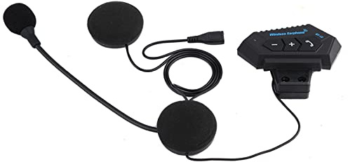 BOROCO Motorcycle Helmet Bluetooth Headset, New Bluetooth Motorcycle Helmet Headset with Speakers for Handsfree Calling - Superior Performance and Enhanced Features