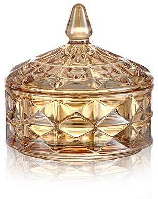FQCXCKJ Azucarero transparente para el hogar con tapa, tarro de cristal, cubo de café, azucarero (doble capa B)