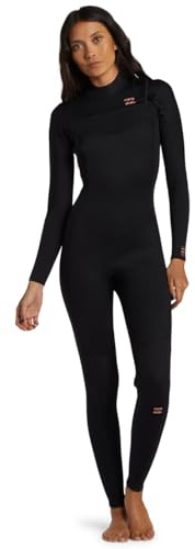 BILLABONG Neoprenanzug für Damen, Folie, 5/4 mm Brustreißverschluss, langärmelig, Neoprenschaum, Typ: Lite-Schaum, teilweise recycelt
