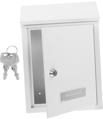 Kisangel Boîte Aux Lettres Murale Au Design Rétro Kgymjr Avec Verrouillage À Clé Pour Lextérieur Et La Pluie
