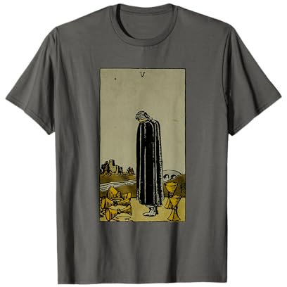 Lot de 5 gobelets en carton vintage T-Shirt
