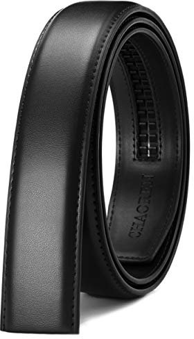 CHAOREN Herren Gürtel Ohne Schnalle, Automatik Gürtel für Männer Ledergürtel