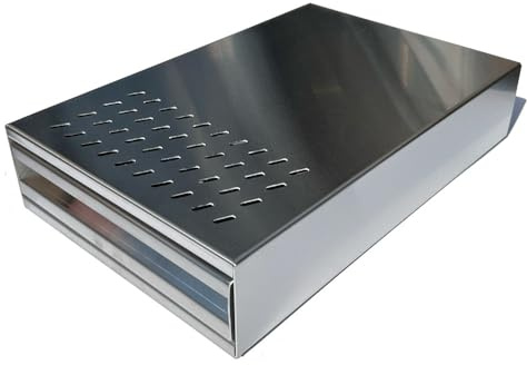 Chef-Hub Coffee Knock Box Drawer, Stainless Steel Grounds Container, Espresso Waste Bin
