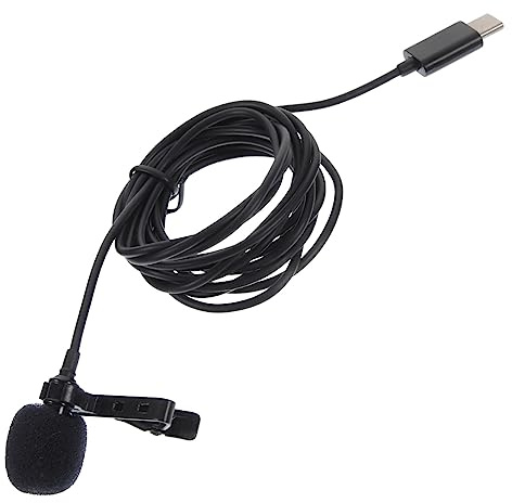 JOINPAYA Lavalier Mikrofon Mit Usb -c Omnidirektionales Ansteckmikrofon Für Smartphones Für Interviews Vlogs Und Live-übertragungen Hohe Empfindlichkeit Stabiler Clip