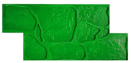 Moldes de hormigón de goma reutilizables para bricolaje de caminos de jardín y pavimento de pasarelas, sellos de textura de piedra para cemento
