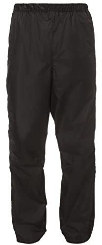 VAUDE Herren 2-Lagen Regenhose Fluid Full-Zip Pants II S/S, wasserdicht, Winddicht und atmungsaktiv, Kurzgröße