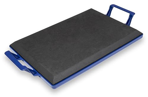 Marshalltown Foam Concrete Kneeler Board with Extra Large Handles, Hard Bottom Foam Kneeling Pad for Concrete Work, 19 x 13 Inch Padded Knee Board for Concrete Finishers, KB451