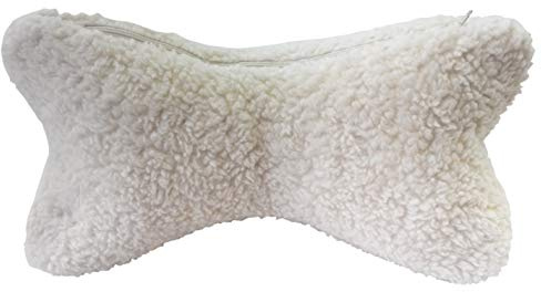 Biona Keltenknochen/Lesekissen/Leseknochen groß 45x25 cm (Teddy-Baumwolle, mit Inlett)