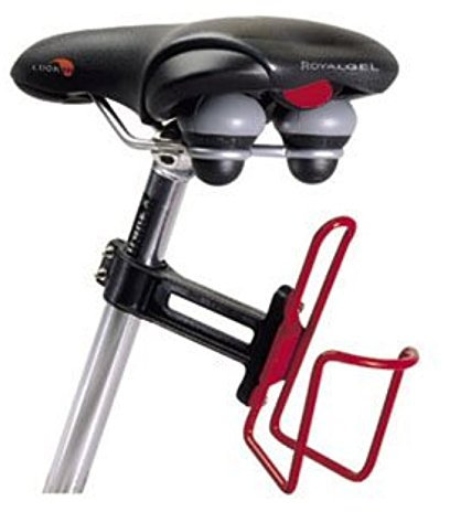 SEAT POST WATER BOTTLE CAGE MOUNT, SUITABLE FOR MTB & ANY BIKE, GREAT PLACE FOR WATER BOTTLE ESPECIALLY ON SUSPENSION BIKES