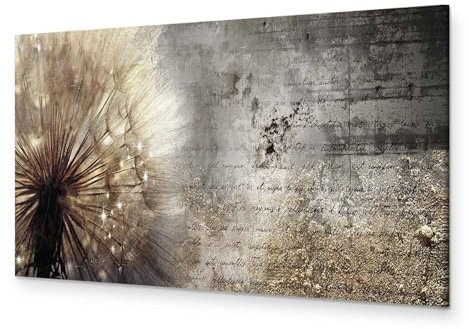 murando - Wandbilder XXL Pusteblume 150x50 cm 1 tlg - Wand Deko Vlies Leinwand Bilder Groß Wanddeko Wohnzimmer Schlafzimmer Kunstdrucke Panoramabild - Blumen Natur Löwenzahn b-C-0180-b-c