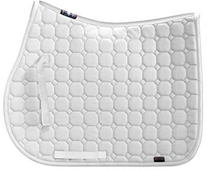 Equiline Rechteckige Satteldecke Octagon weiß Pony