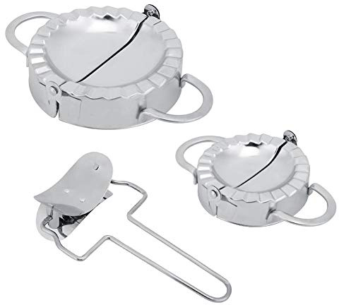 3 Stücke Edelstahl Manuelle Knödel Form Knödel Wrapper Machen Form Knödel Cutter Presse Hausmannskost Küchenutensilien Gadgets MEHRWEG VERPAKUNG