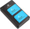 Homesuit LP-E17 Akku 1300mAh und LED Dual USB Ladegerät für Canon Rebel SL3 SL2 T8i T7i T6i T6s EOS R100 R10 R50 R8 RP M3 M5 M6 M6 Mark II 200D 77D 750D 760D 800D 8000D Kamera (2er-Pack)