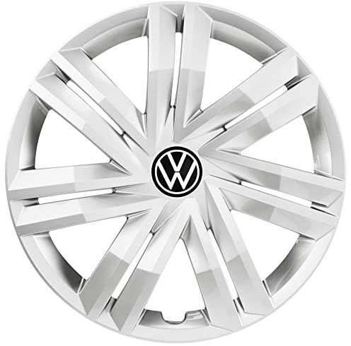 Volkswagen 2G0071454AUWP Radkappen (4 Stück) Radzierblenden 14 Zoll Radblenden, silber