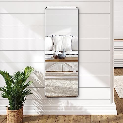 Americanflat 56x150 cm Ganzkörperspiegel - Wandspiegel für das Schlafzimmer und Langer Mirror für das Wohnzimmer - 1,5 m hoher Spiegel Ganzkörperspiegel - Großer Spiegel
