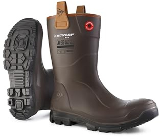 DUNLOP Protective Footwear, LJ2HX42, Purofort RigPRO Full Safety, Marrone scuro, Taglia 45 EU