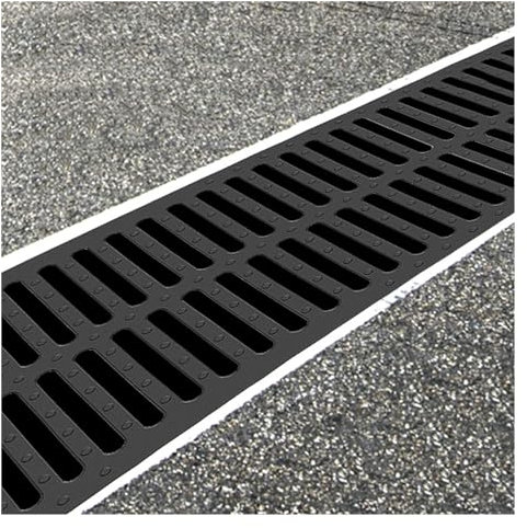 XPLKQXE Griglia Scarico Del'acqua Piovana Fogna, Chiusino Rettangolare, Filtri Canale Acque Luride Cucina, Filtro Protezione Grondaia Drenaggio Trincea (Colore : Black-7.9in, Taglia : 20pcs)