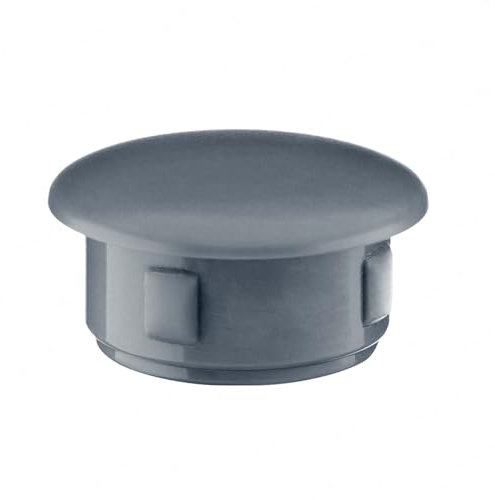 EMFA Abdeckstopfen für Bohrung Durchmesser 6 mm Anthrazit RAL 7016 Blindstopfen 6 mm Abdeckkappen 10 Stück Kopfdurchmesser 10 mm