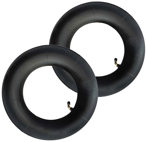 UQTUKO Chambre à Air Brouette 4,80/4,00-8, 2 pièces Chambres à air de Roue Brouette avec TR87 Valve Pneumatique pour Les brouettes, Chariot de Jardin, tondeuses, camions à Main
