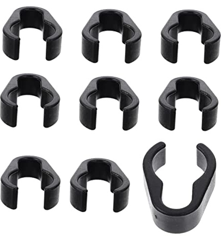 Abaodam 20 Stk Mikrofonclip Mikrofon Zubehör Hängestange mikrofonzubehã¶r Mikrofonzubehör Drahthalter für Kabel Clip-Ins Kabelorganisator Kabelhalter für Mikrofonständer mittel und klein