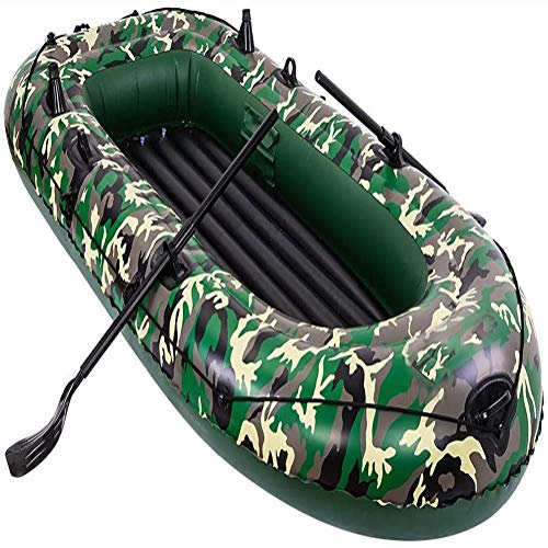 CCKUHN Schlauchboot mit Rudern, Schlauchboote für Erwachsene, Schlauchboote für Flüsse, Angelboot