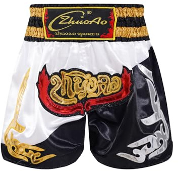 Kaerm Pojke, Muay Thailändsk figur, shorts, barn, thaishorts, korta thaiboxningsbyxor, träningsbyxor, premium boxning, shorts för thaiboxning, kickboxning, boxning