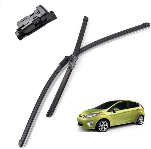 OHTWM Auto Scheibenwischer Ersatzblätter Für Ford Fiesta MK6 2008-2017 26 +15, Ersatzgummi, Wischergummi