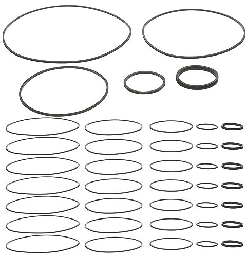 DOITOOL 50stücke Kassettenriemen Ersatz Für Kassettenspieler Quadratische Riemen Für Kassettenrekorder Antriebsriemen Aus Gummi Für Reparatur Von Recordern Und Kassettendecks