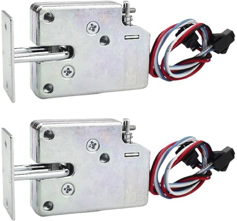 Remingtape 2X Türschloss für Lagerschränke, DC 24 V, Mini-Schubladenschloss für Elektrische Steuerungen