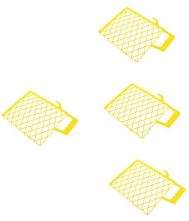 SHINEOFI 4pcs Paint Tray Liner Pad Plastic Mesh Paint Liners Pan Strainer Compact