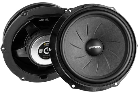 ETON UG VAG 180 – 18 cm Tief/Mitteltöner, kompatibel mit VW, Seat & Skoda | Kraftvoller 7 Zoll Plug & Play Langhub-Tief/Mitteltöner, passgenauer Auto-Lautsprecher für den Türeinbau, 1 Paar