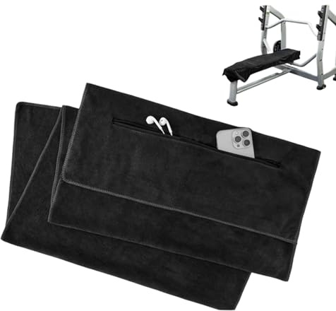 Générique Asciugamani da Ginnastica – Asciugamano in Microfibra Morbido al Tocco, Alta Capacità di Assorbimento, Piatto Antiscivolo, Asciugamano da Viaggio | Asciugamani da Yoga per Yoga, Tennis