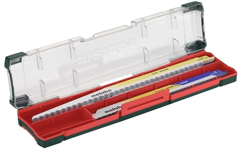 metabo Säbelsägeblatt-Set Holz & Metall, 20-teilig, 225/300 mm Sägeblätter | Flexible Reciprosägeblätter für Balken, Metallrohre und Profile, inklusive stabiler Aufbewahrungsbox für Werkstatt
