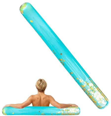 Pool Nudel Jättestor Uppblåsbar Mångfärgad Paljettflytleksak | Pool Noodle Flytleksak För Resor Sommar Vatten Insjöar Flod Fest Brygga Samt Utomhusdekoration