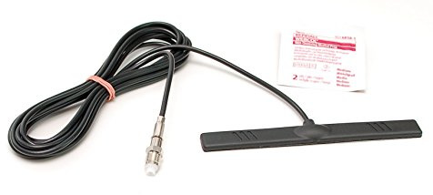 Multiband Klebe- Antenne für LTE, 3G, 4G, GSM, UMTS, Bluetooth, WLAN, WiFi für Glasbefestigung Kabellänge 250cm Steckertyp: FME Female (FME/F)