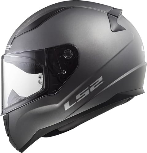 LS2, Integraler Motorradhelm Rapid SOLID Matt Titanium, XL