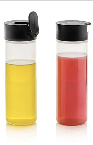 Tupperware Squeeze It Flaschen für flüssige und luftdichte Gewürze, 340 ml, 2 Stück