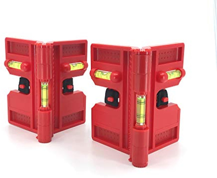 Ding King Magnetic Post Level Tool Pack of 2 Folds for Storage