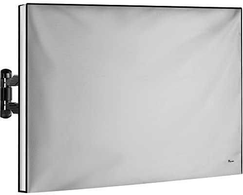 TV Abdeckung Outdoor 85 Zoll – Wetterfest Wasserdicht Staubdicht – Schutzhülle für Fernseher auf Terrasse, Balkon, Garten – UV-beständig – Robustes Oxford 600D