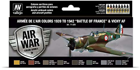 Vallejo AV Model Air Set - Arm e de l'Air colors(1939-42)