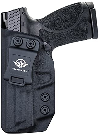 M&P 9mm Holster, M&P 2.0 Holster IWB Kydex Holster Custom Fit: Smith & Wesson M&P 9mm M2.0 4/4.25 Pistol - Innen Bund verdeckt tragen - Mag-Button abdecken - Kein Verschleiß, kein Jitter